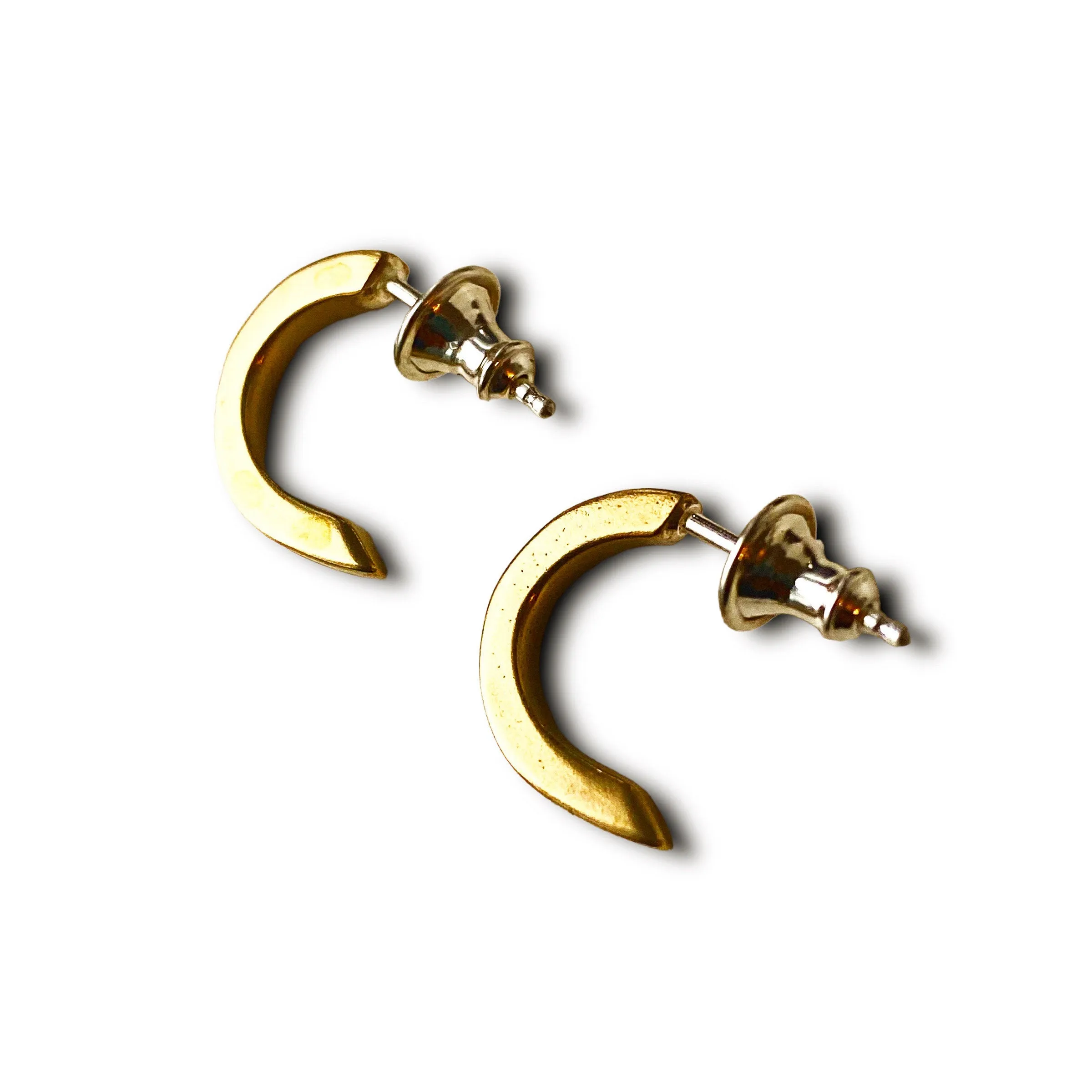 Curve Earring - bronze