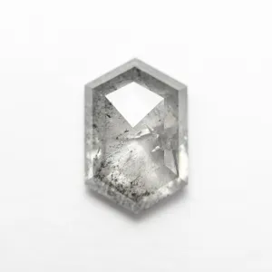 CUSTOM FOR ELENA- Salt & Pepper Diamond Gold Ring
