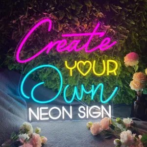 Custom Neon Signs for Wall Decor, NEON Signs, Personalized Neon Signs Customizable for Wedding Birthday Prom Party, Custom Neon Lights for Bedroom Bar Studio Beauty Salon Business Shop