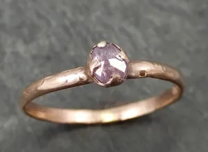 dainty fancy cut pink diamond solitaire engagement 14k rose gold wedding ring diamond ring byangeline 0681 Alternative Engagement