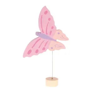 Deco Handpainted Pink Butterfly