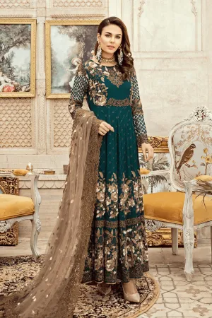 Designer Pakistani Dress for Party in green color # P2202