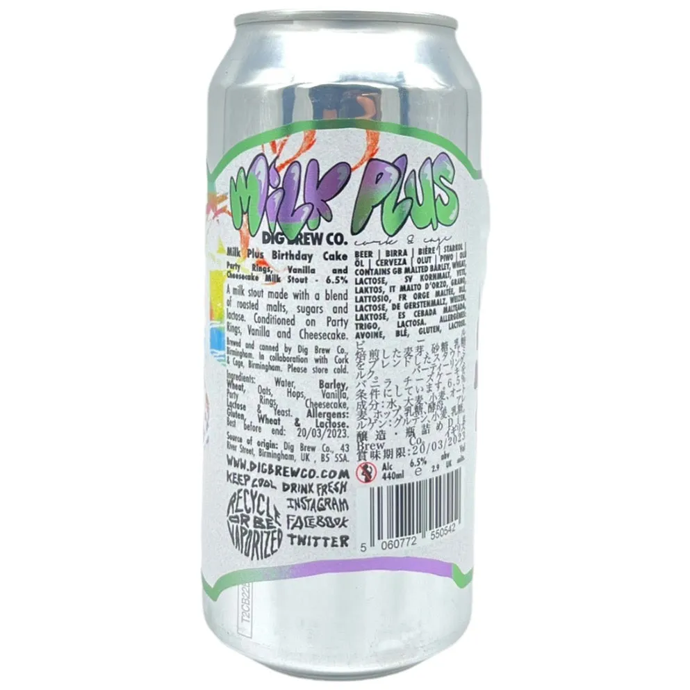 Dig Brew Co. Milk Plus Birthday Cake