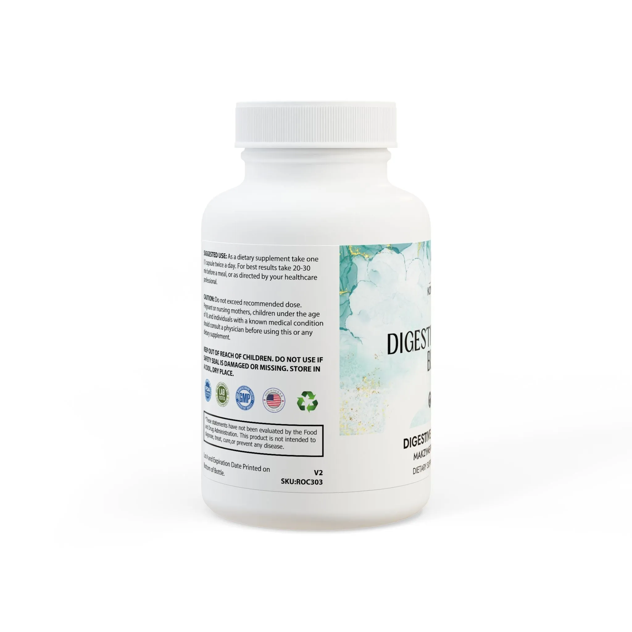 Digestive Enzyme Blend Supplement (60 Capsules)