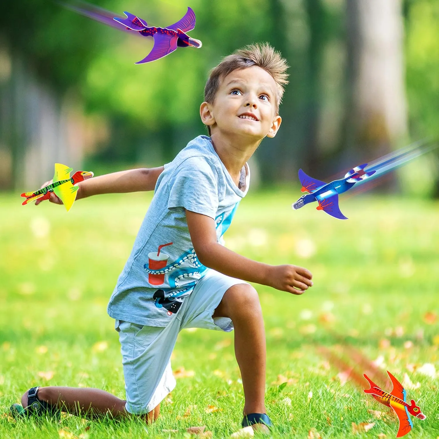 Dinosaur Flying Glider Planes