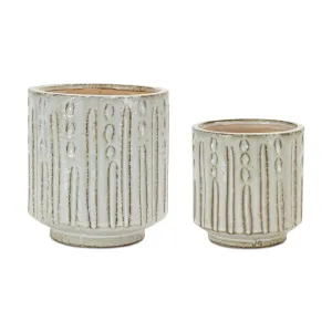 Distressed Clay Planter (Set of 2)
