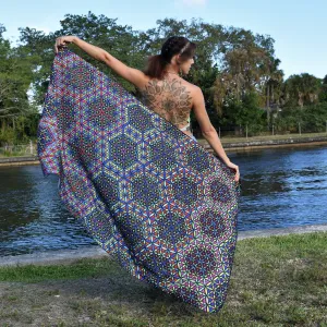Double Flower of Life Tapestry
