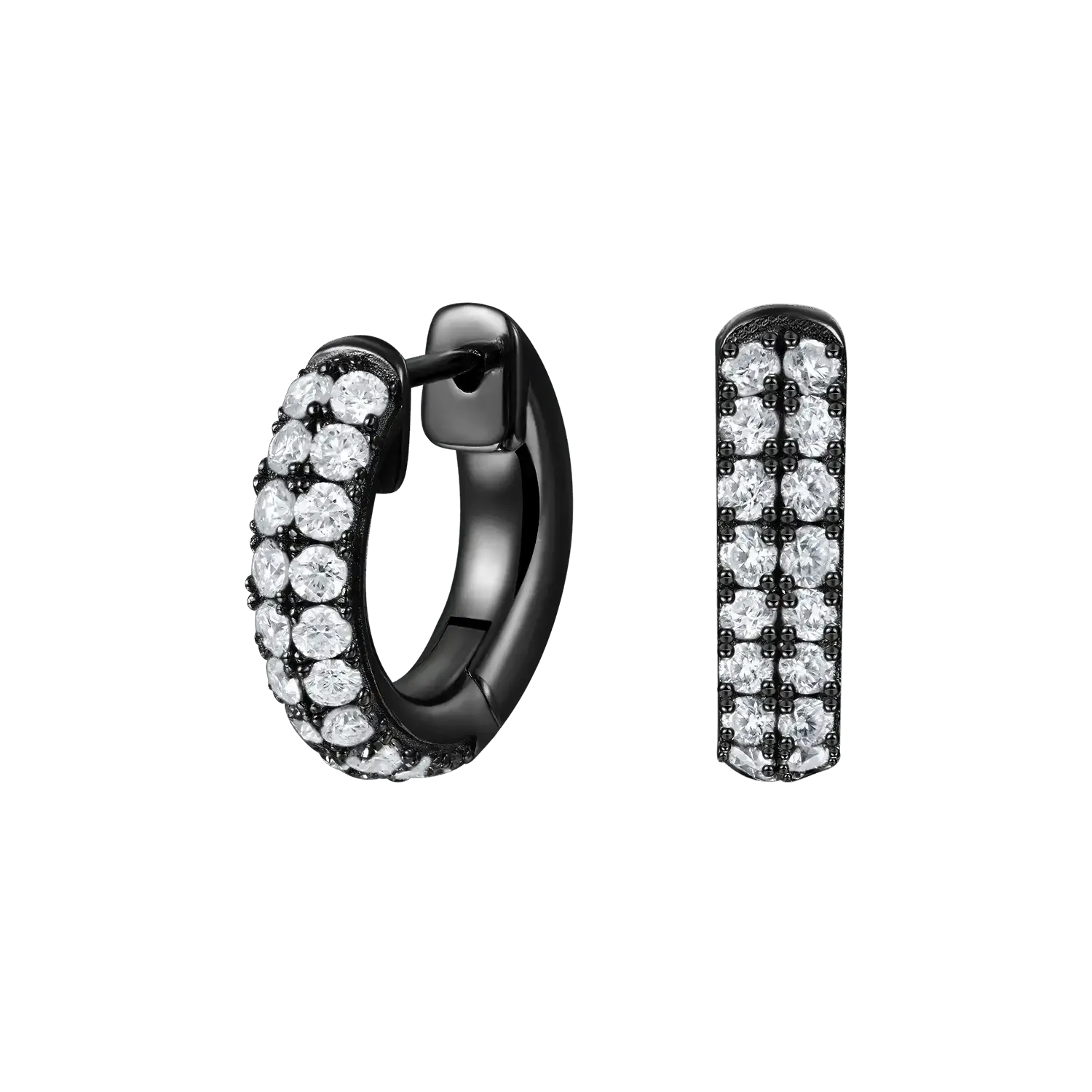Double Row Hoop Earring