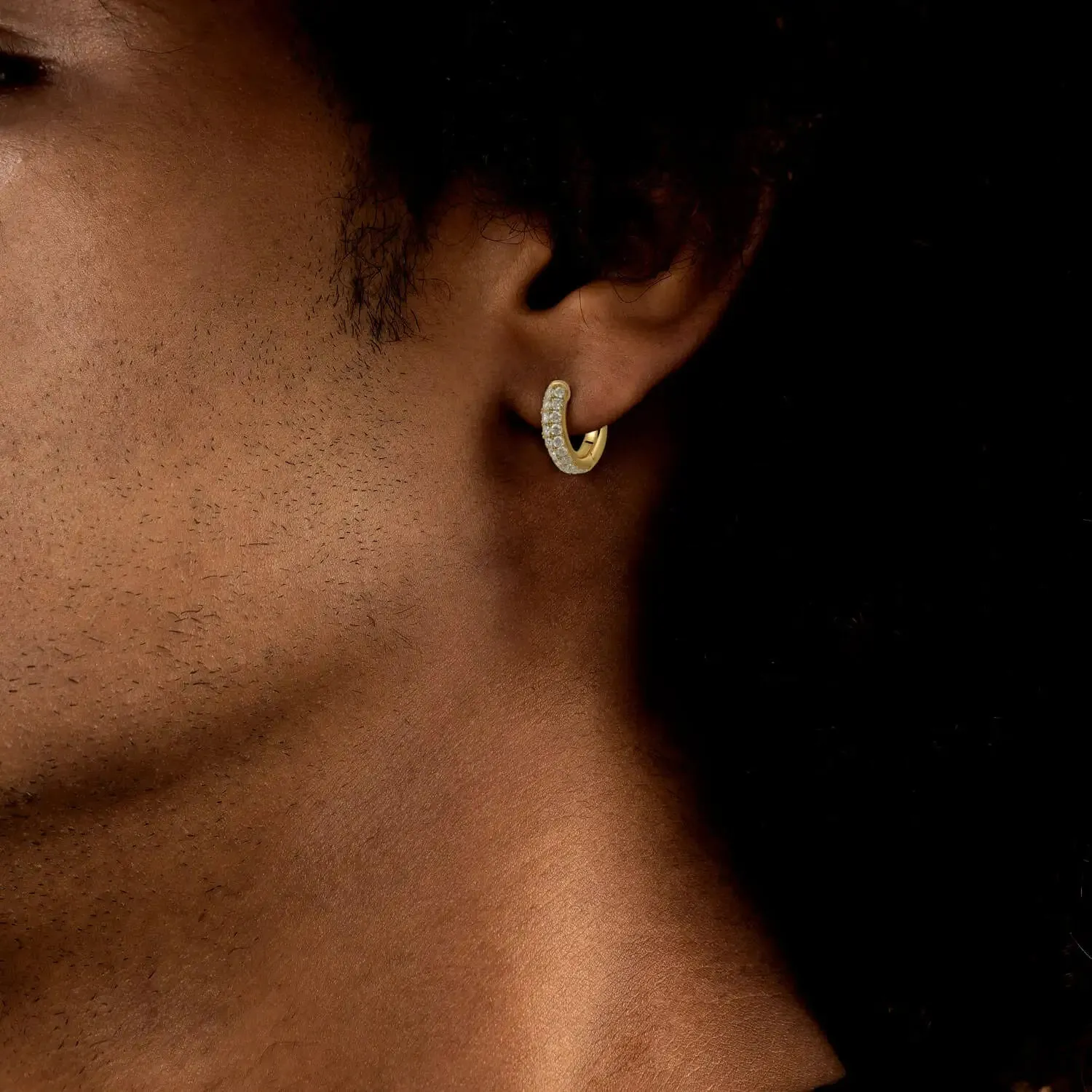 Double Row Hoop Earring