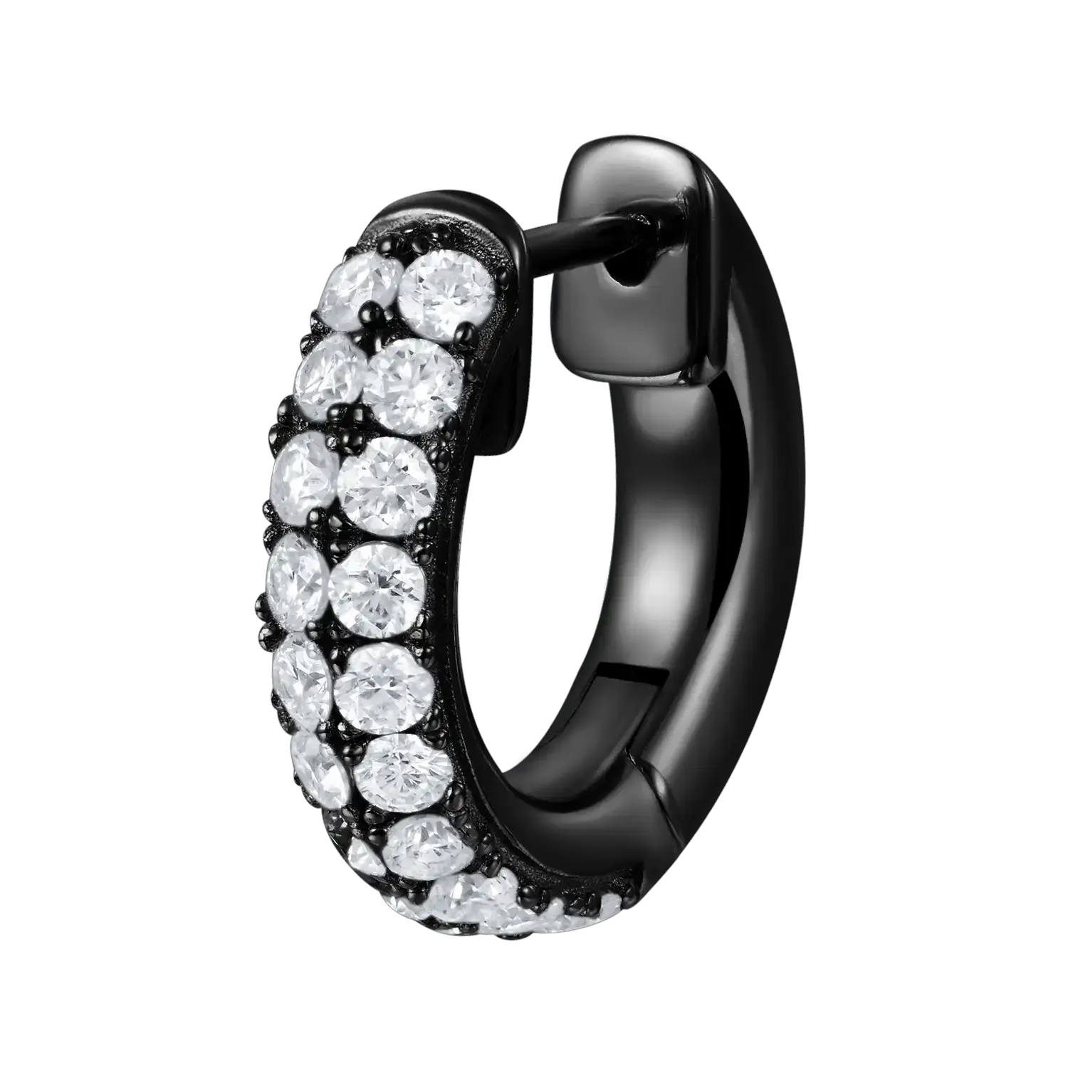 Double Row Hoop Earring