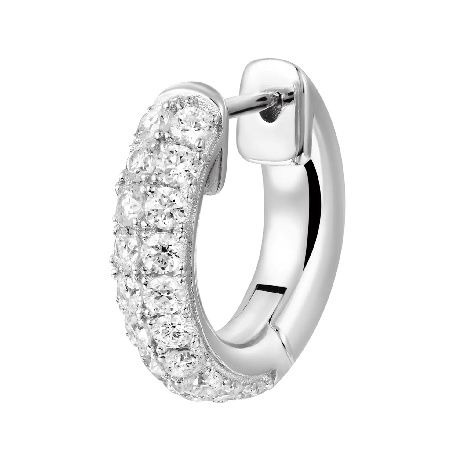 Double Row Hoop Earring