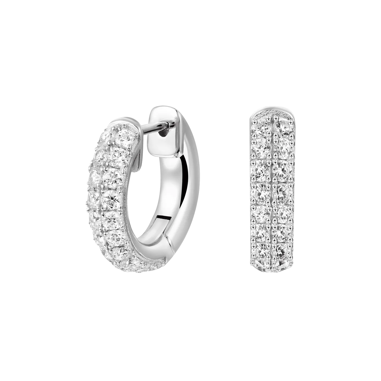 Double Row Hoop Earring