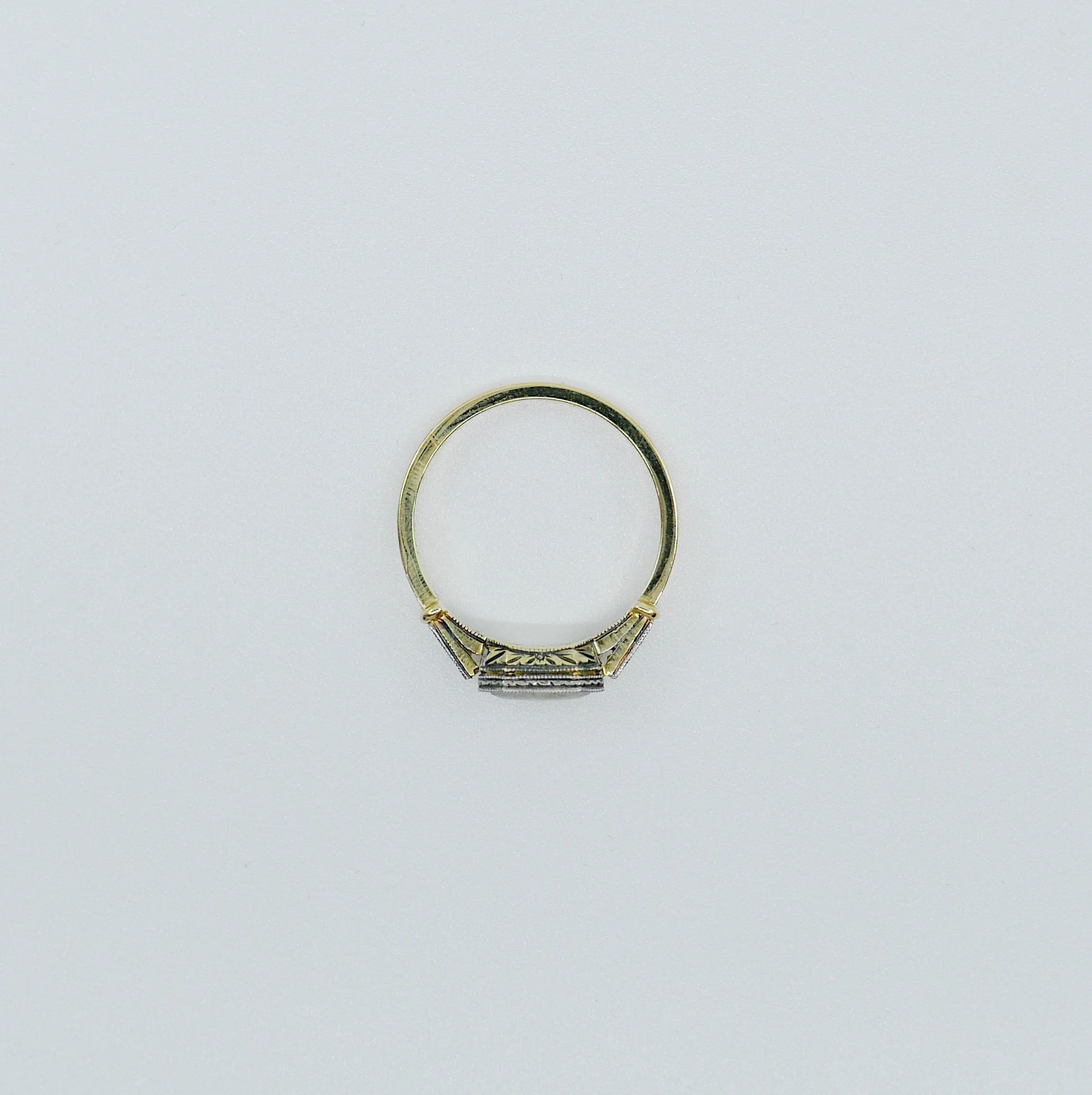 Edith Rose Cut Grey Diamond Ring