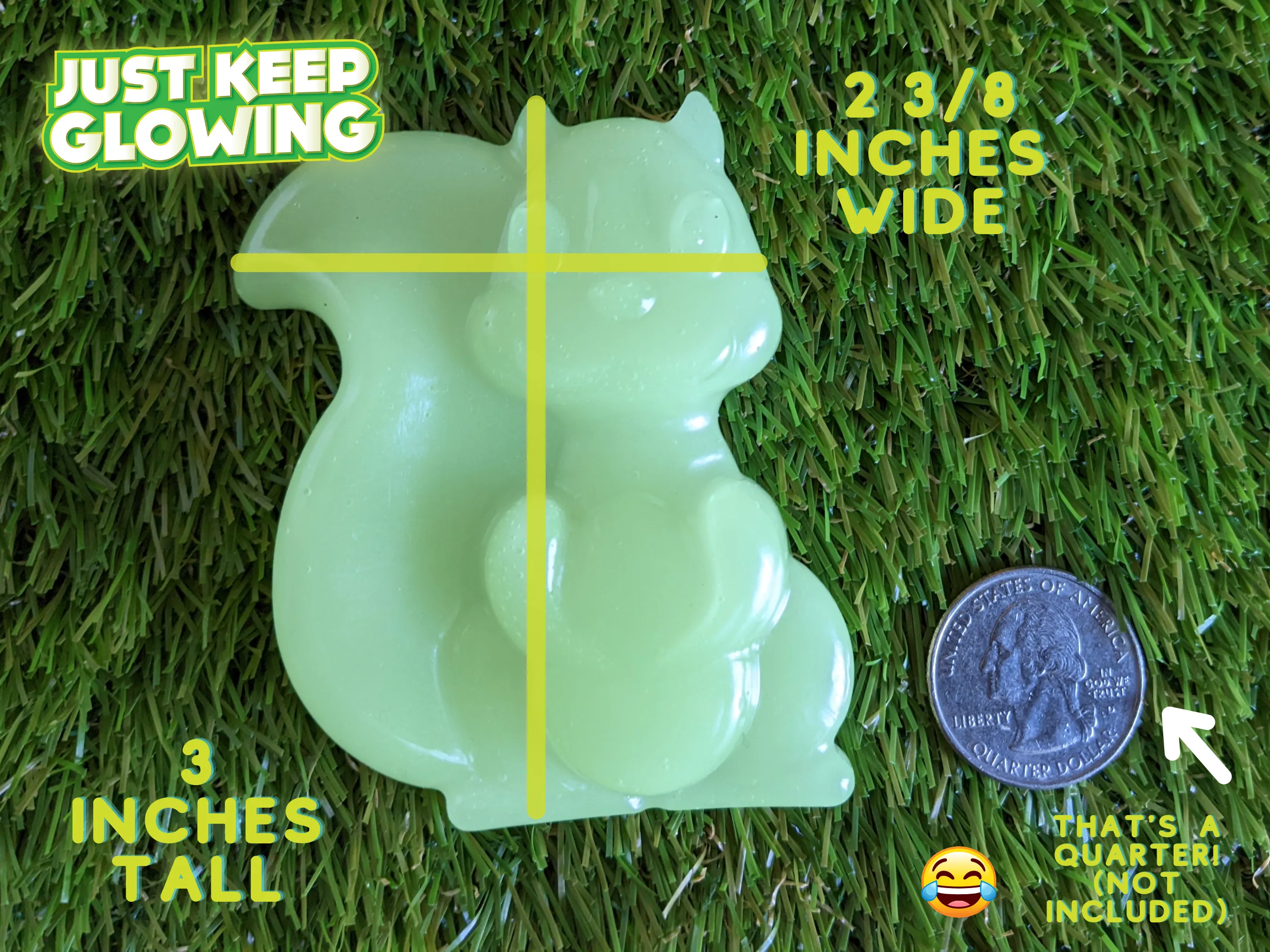 ERMA THE GLOW IN THE DARK SQUIRREL LIGHT