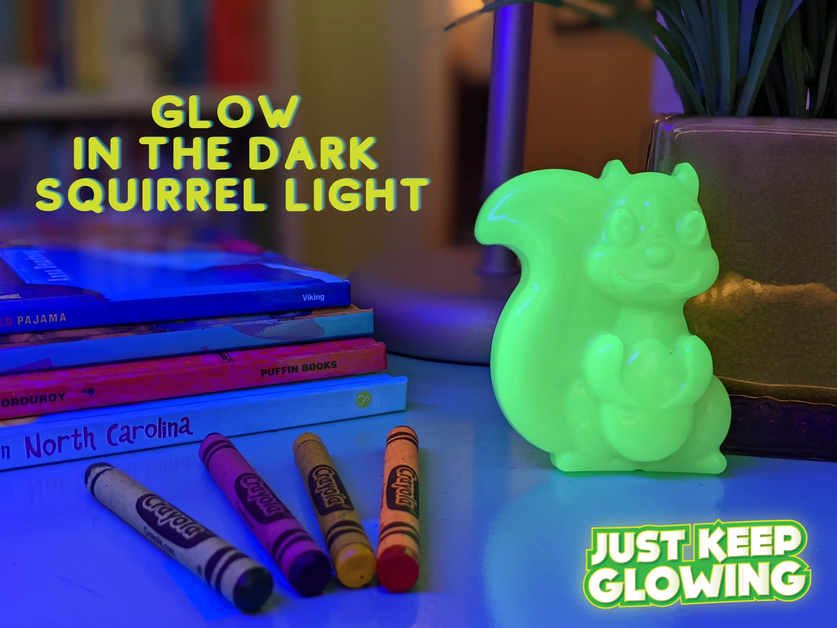 ERMA THE GLOW IN THE DARK SQUIRREL LIGHT