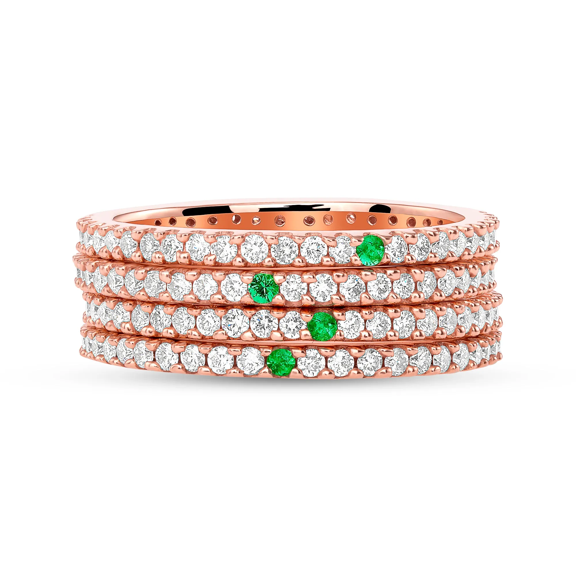 Eternity Ring Set of Four