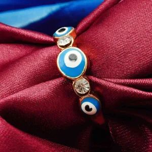 Evil Eye Crystal Ring