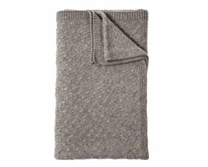 Filetto Cashmere Throw - Gray