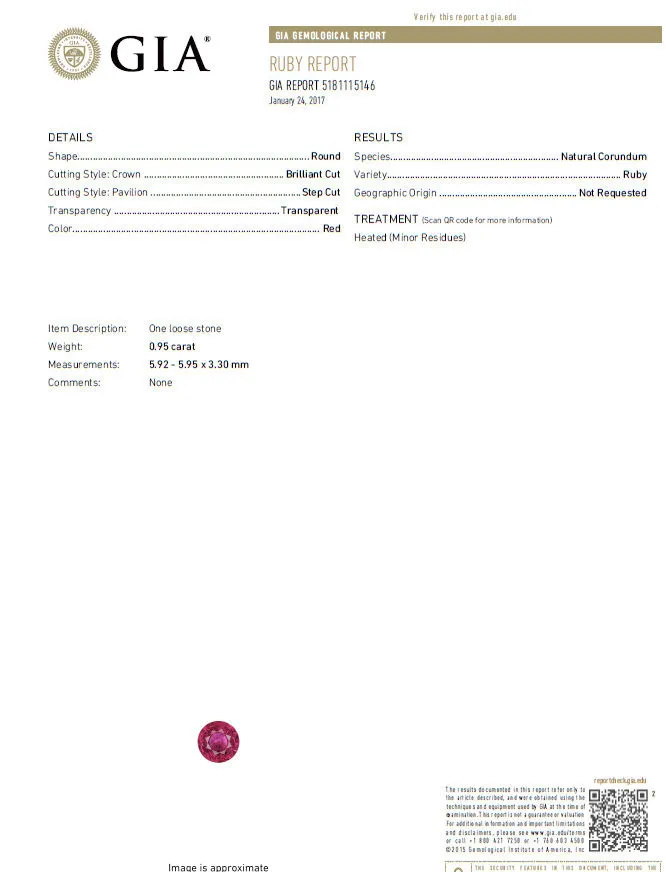 GIA Certified 2.45ct. Natural Ruby Diamonds ring 14kt Art Deco Ballerina Phase