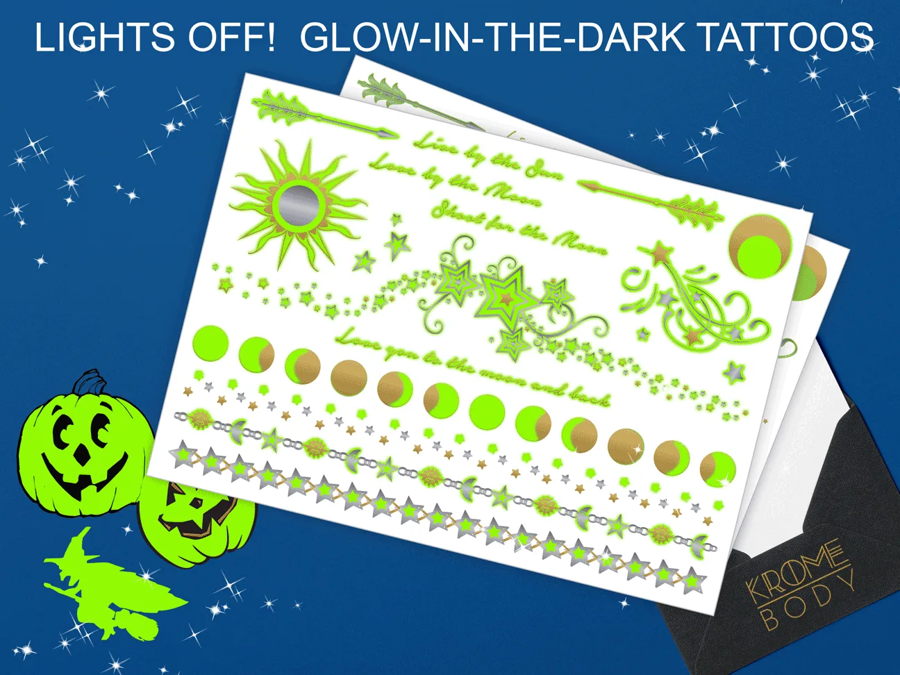 Glow-in-the-dark: Stars