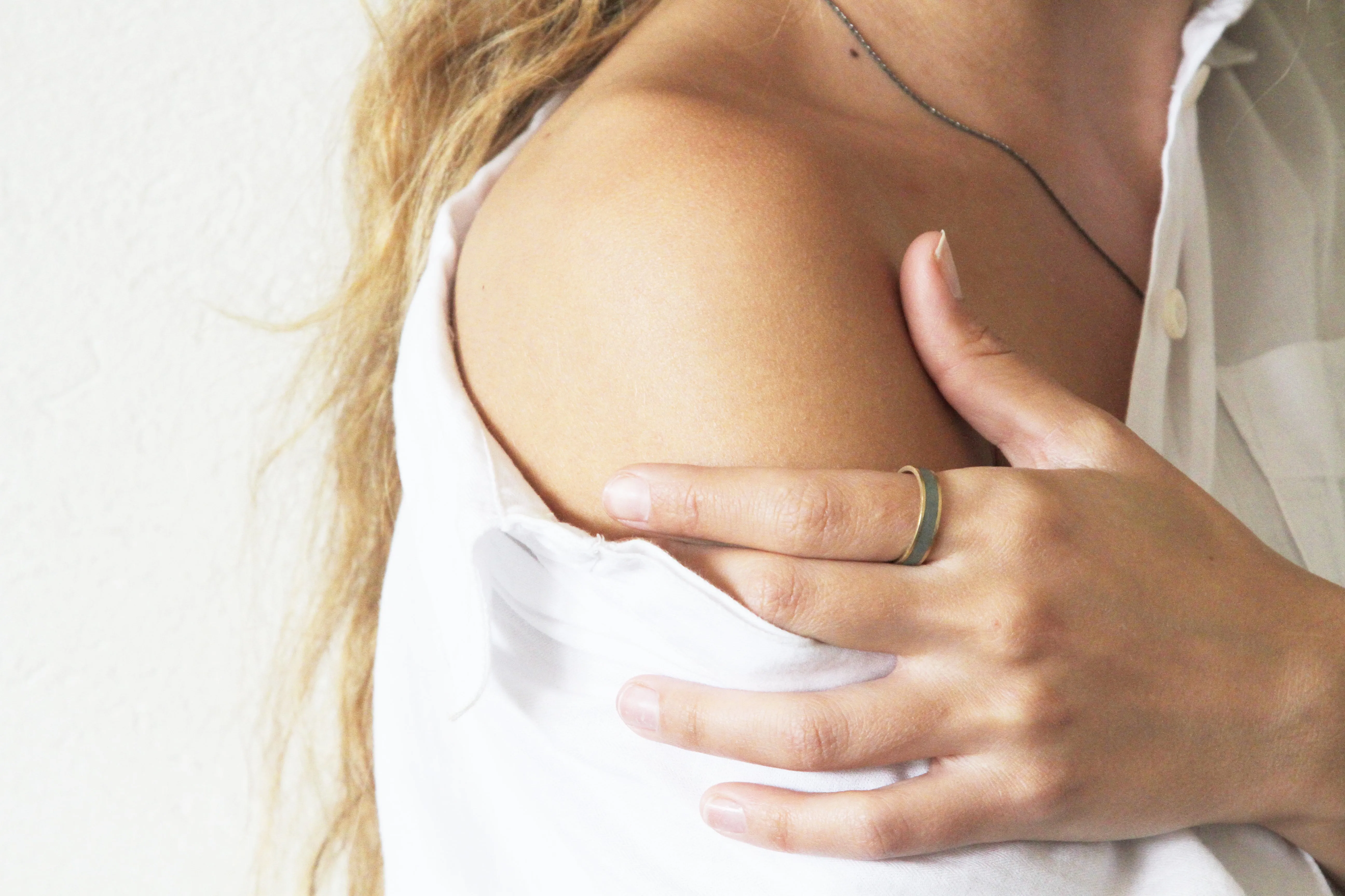 Gold And Concrete Ring