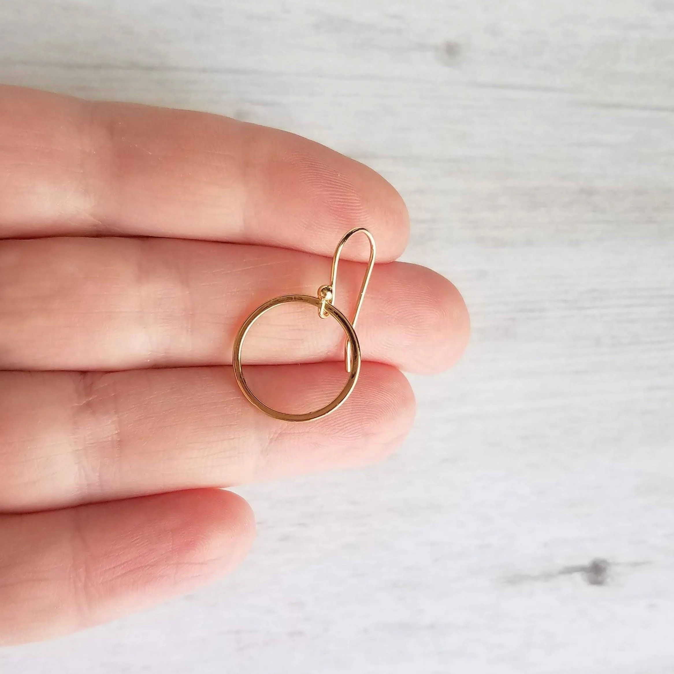 Gold Circle Earrings, gold hoop earring, thin circle earring, small circle earring, thin gold circle earring, thin gold hoop, narrow hoop