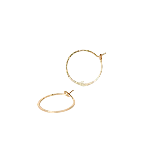 Gold Cleopatra Hoop Earrings