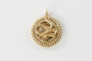 Gold Snake Charm