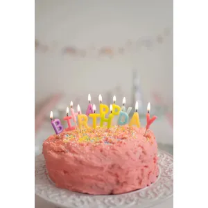 Great Pretenders Candles - Rainbow - Happy Birthday