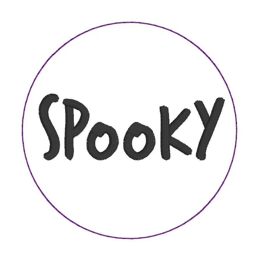 Halloween Coaster Set of 4 designs machine embroidery design DIGITAL DOWNLOAD