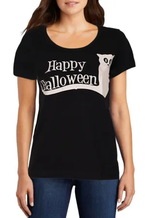 Happy Halloween T-Shirt Glow In The Dark - S/M