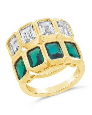 Harlen Bezel CZ Ring Set