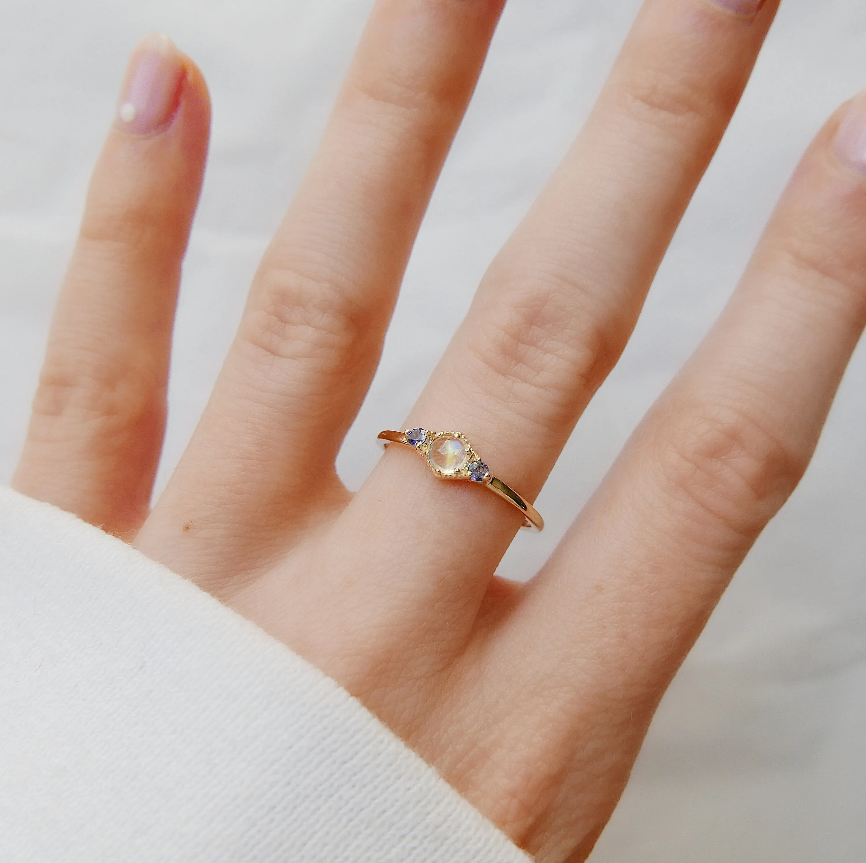Harlow Moonstone Ring