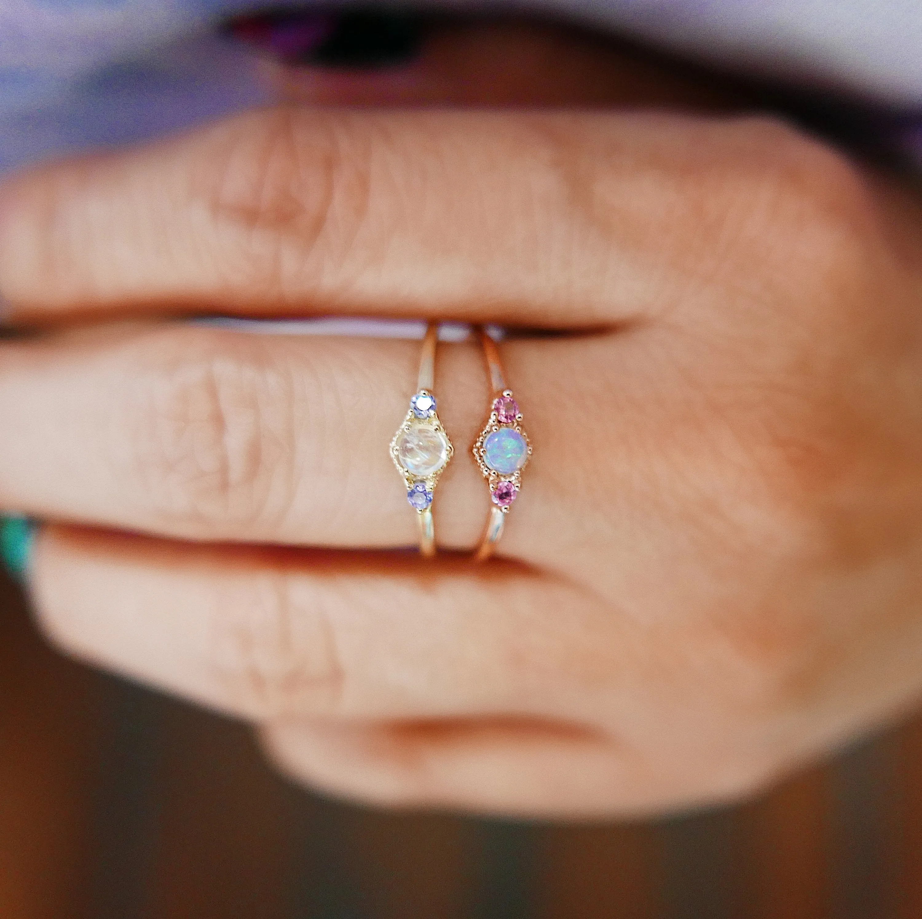 Harlow Moonstone Ring