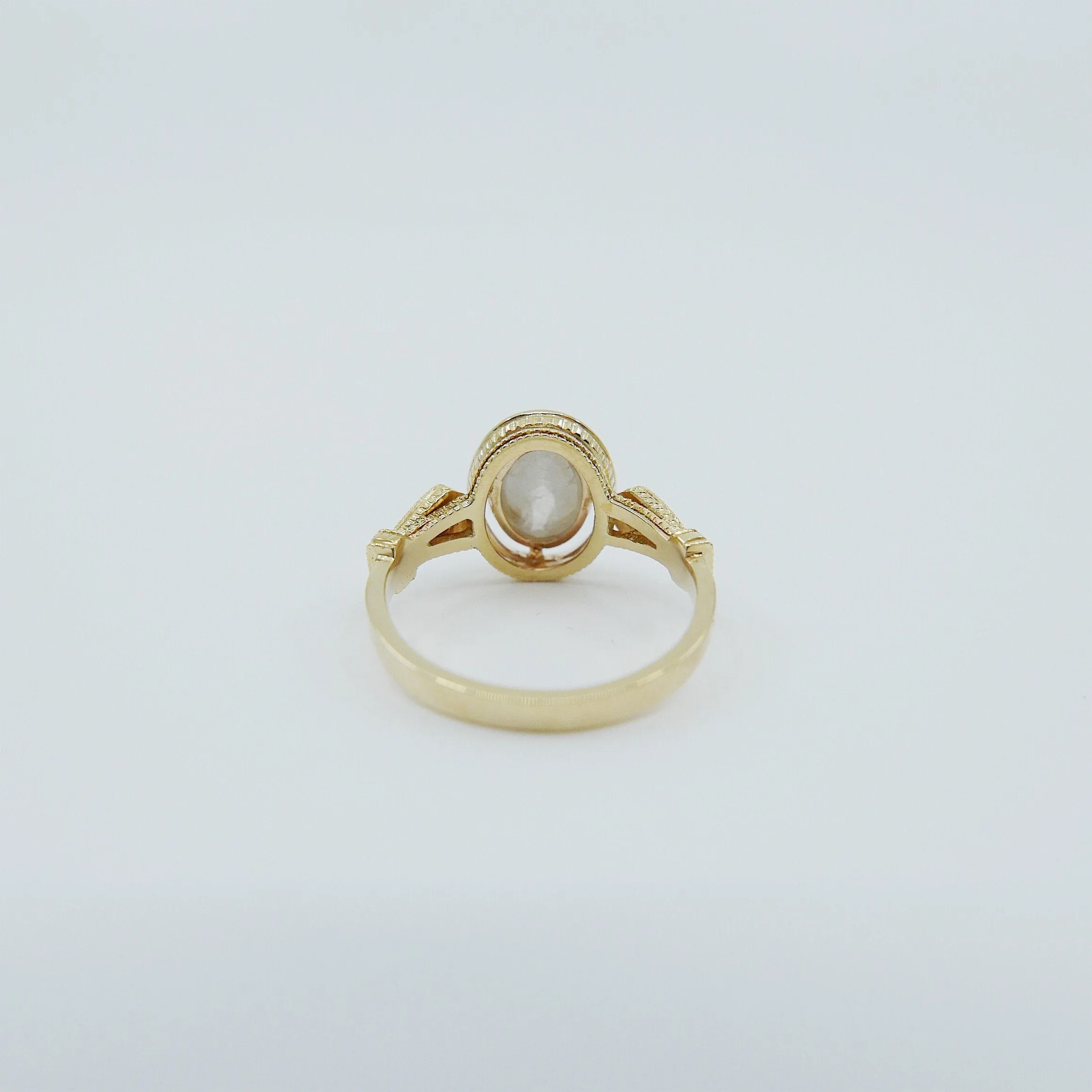Hazel Rose Cut Grey Diamond Ring