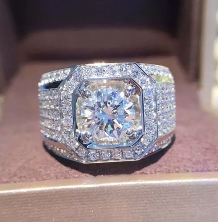Iced Out Ring | Mens Iced Out Rings | Womens Iced Out Ring | Iced Out Rings UK | Big Diamond Ring | Mens Wedding Ring | Mens Engagement Ring