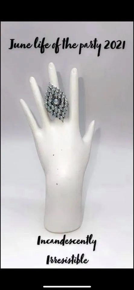 Incandescently Irresistible - White Ring