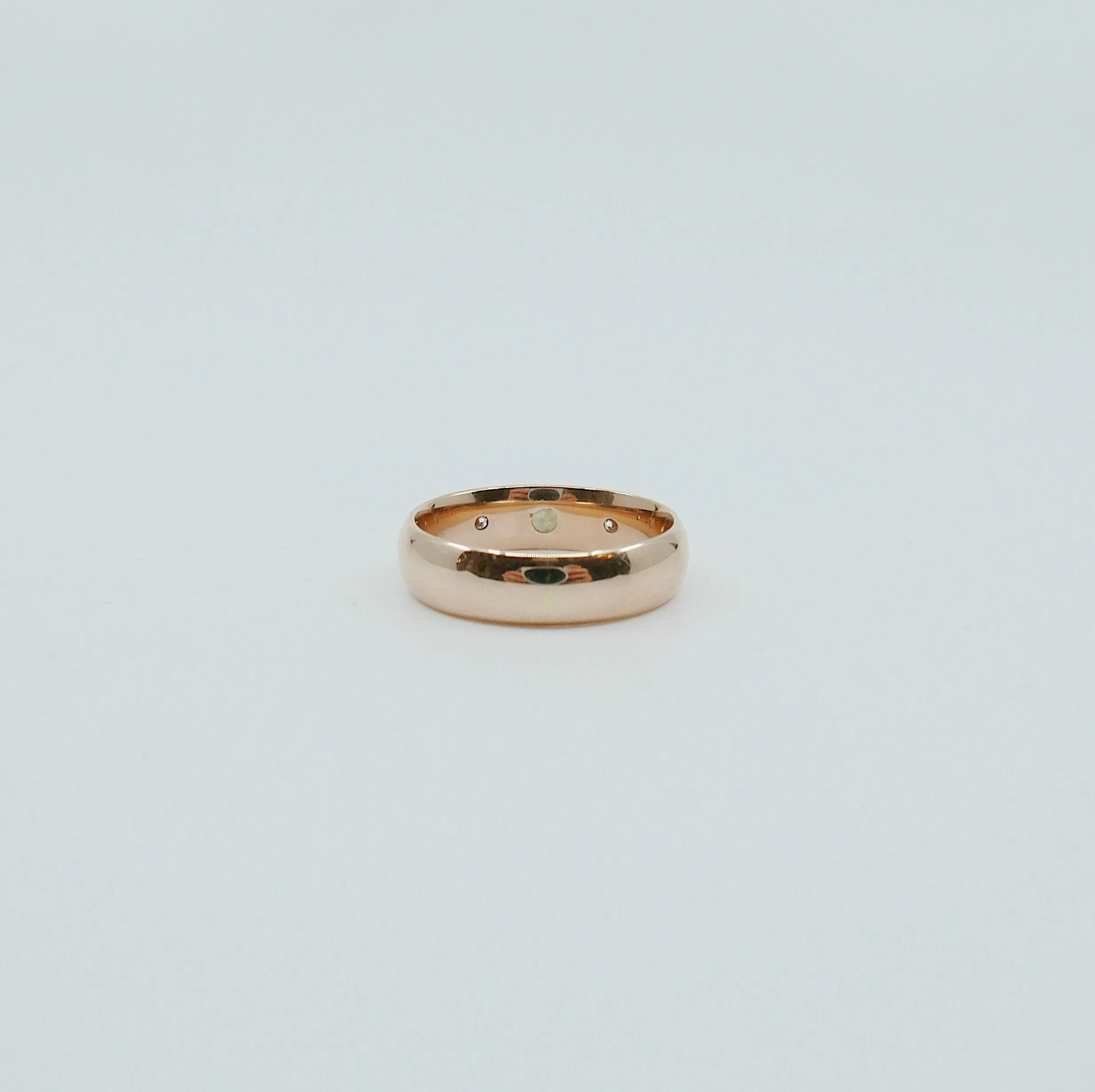 Indira Rustic Diamond Band
