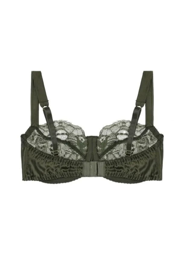 Ingrid Balcony Bra - Olive