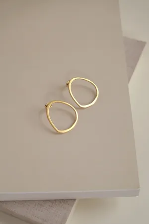 Irregular Circle Studs