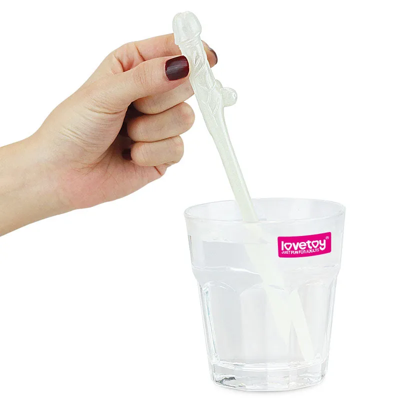 Jokes & Parties Willy Straws - Glow In The Dark - 9 Pack