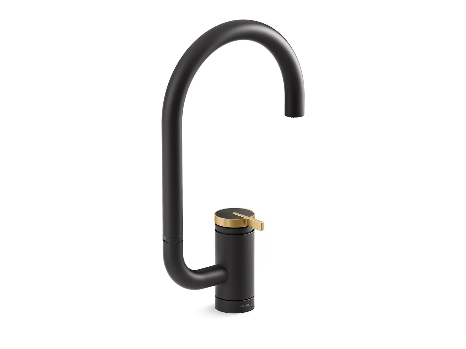 KOHLER K-28277 Components Single-handle bar sink faucet with two-function extended-reach spout