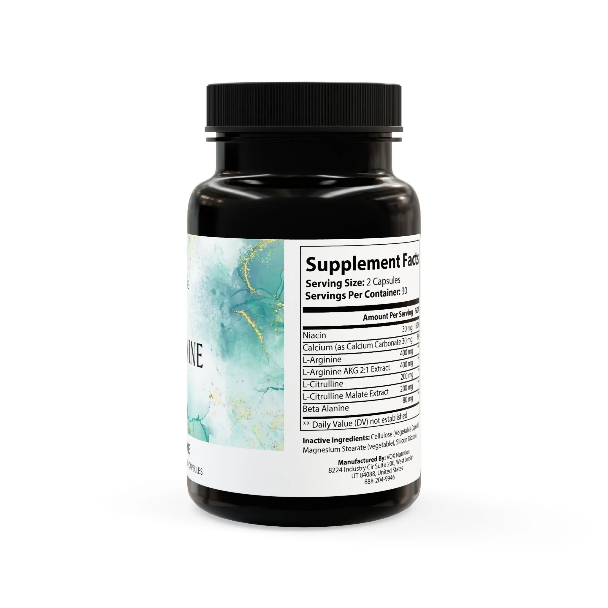 L-Arginine Supplement (60 Capsules)