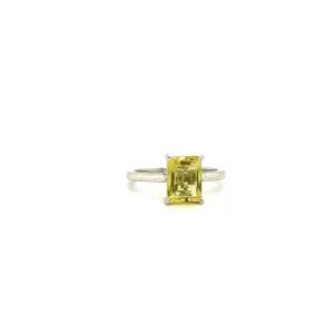 Lemon Topaz Ring in .925 Sterling Silver KSR - 11209