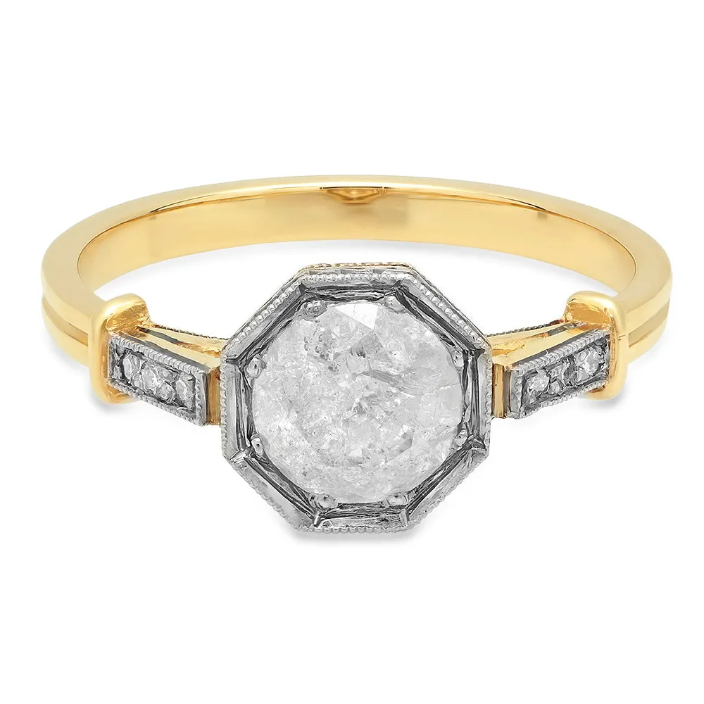 Lisbeth Salt & Pepper Diamond Ring
