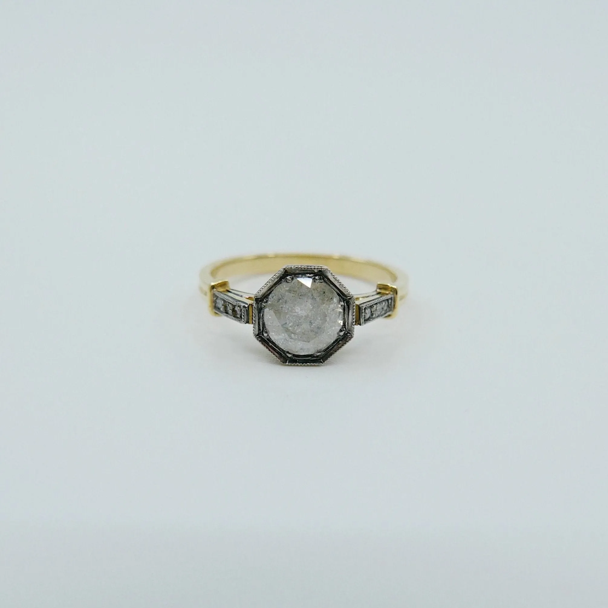 Lisbeth Salt & Pepper Diamond Ring