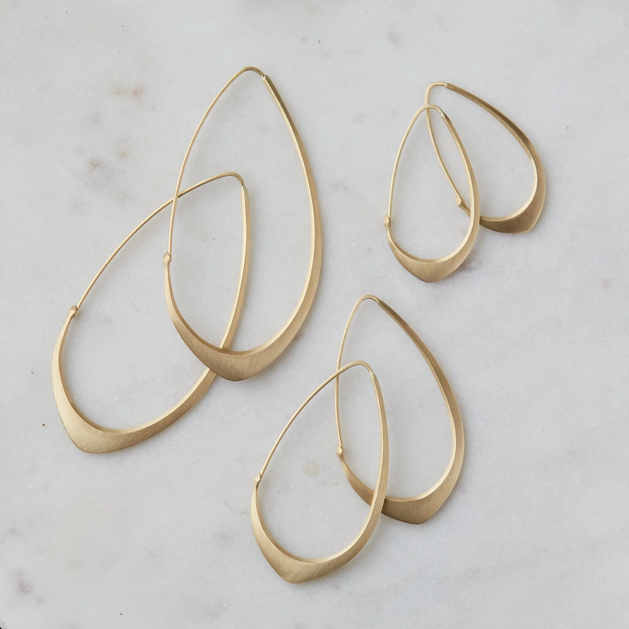 Little Facet Hoops