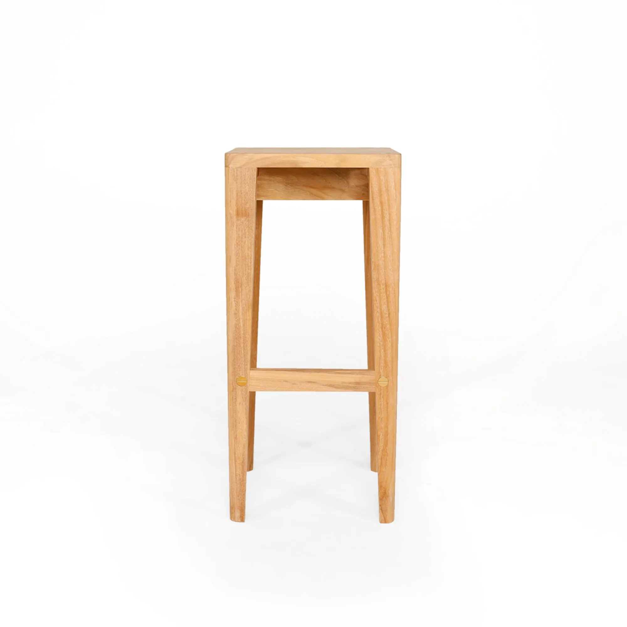 Lula Solid Teak High Stool