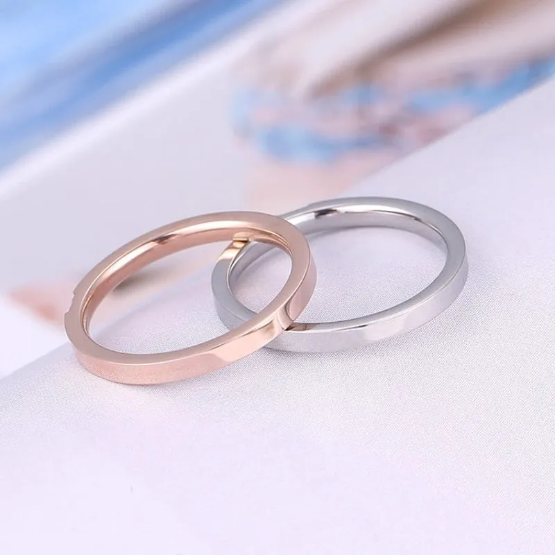 Luxury 14K Rose Ring Gold For Women Engagement Jewelry