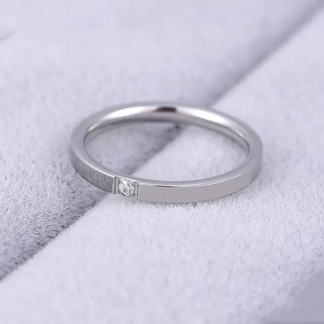Luxury 14K Rose Ring Gold For Women Engagement Jewelry